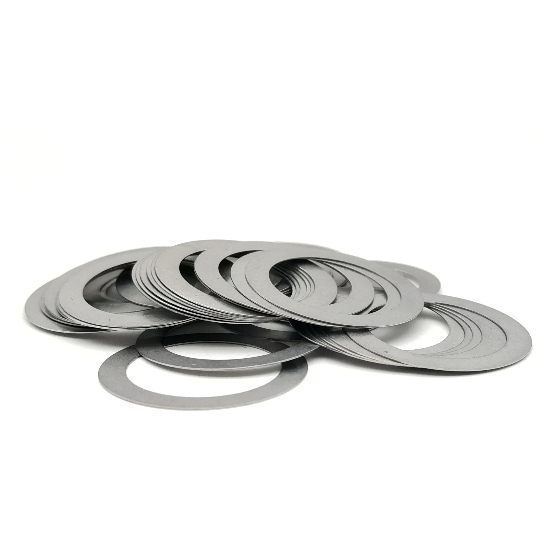 Factory Customized spring steel shim flat washer SS304 stainless steel shim ring thin shim washer