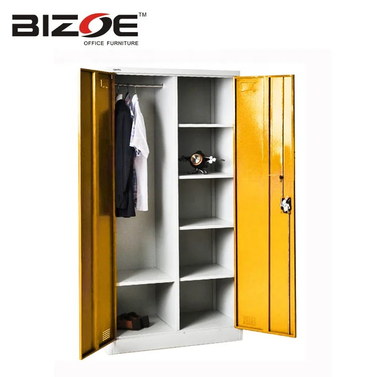 Easy assemble express steel almirah assemble metal used industrial storage cabinets