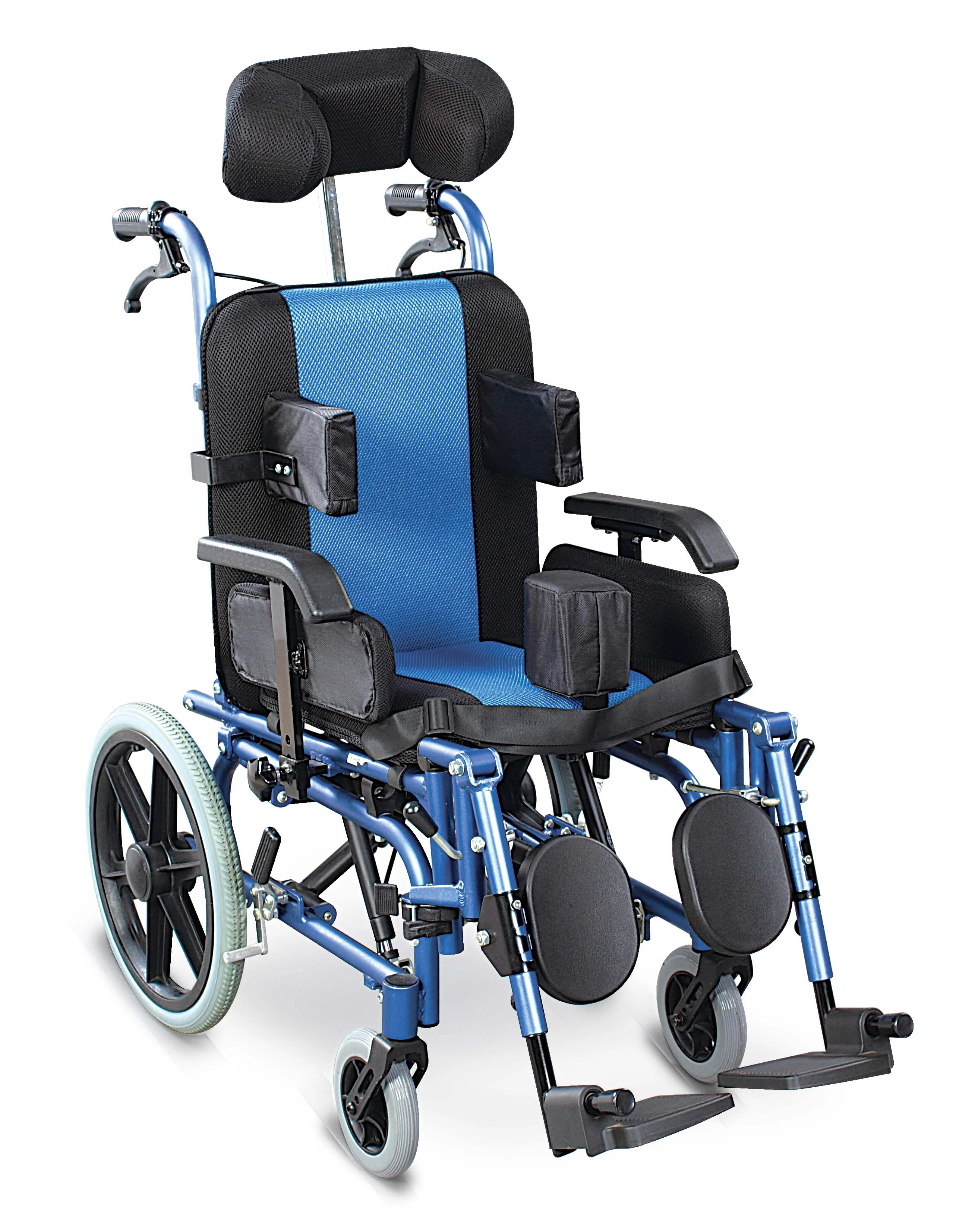 reclining wheelchair with headrest wheelchair with reclining backrest