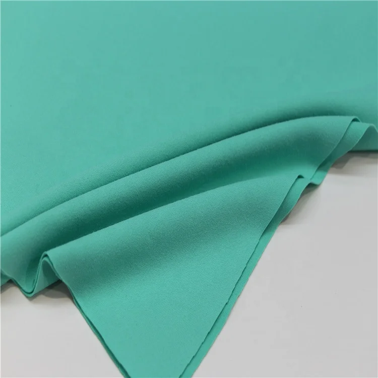 82% polyester 18% elastane peached jersey knit fabric for sportswear