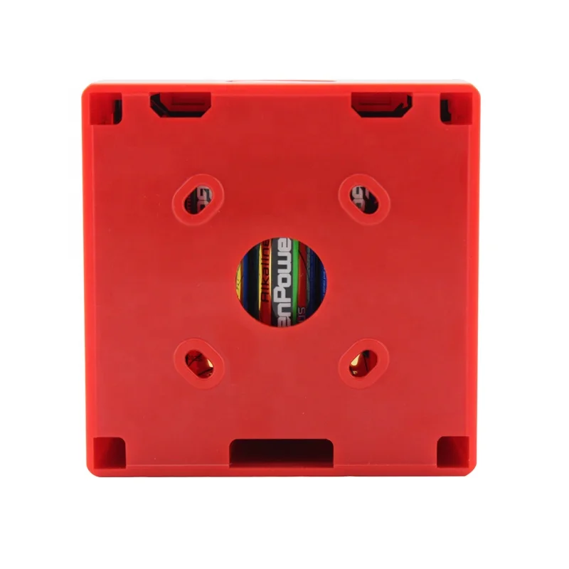 Resetteable manual call point fire panic alarm push button