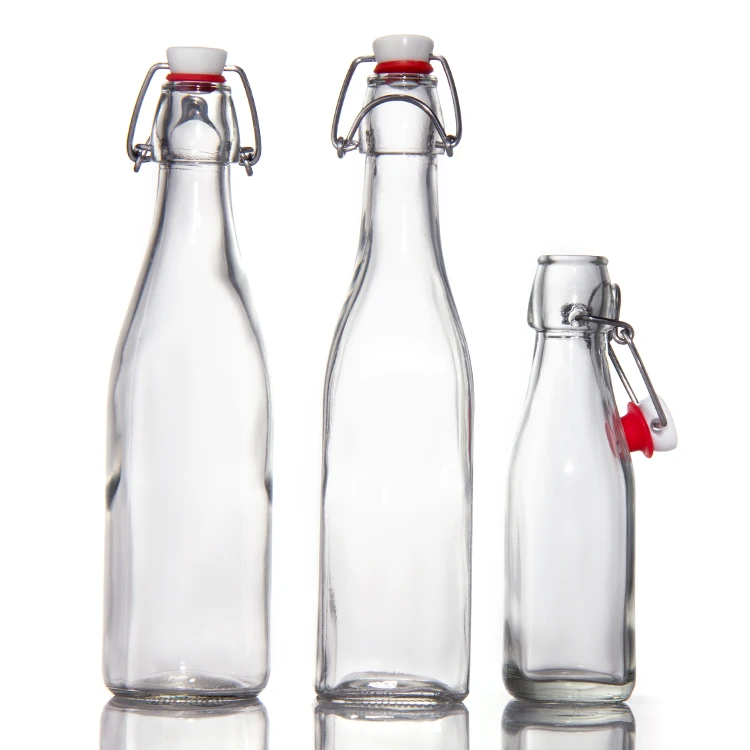 Secure Swing 16 oz Beer Bottles With Ceram Seal Ceramic Cap