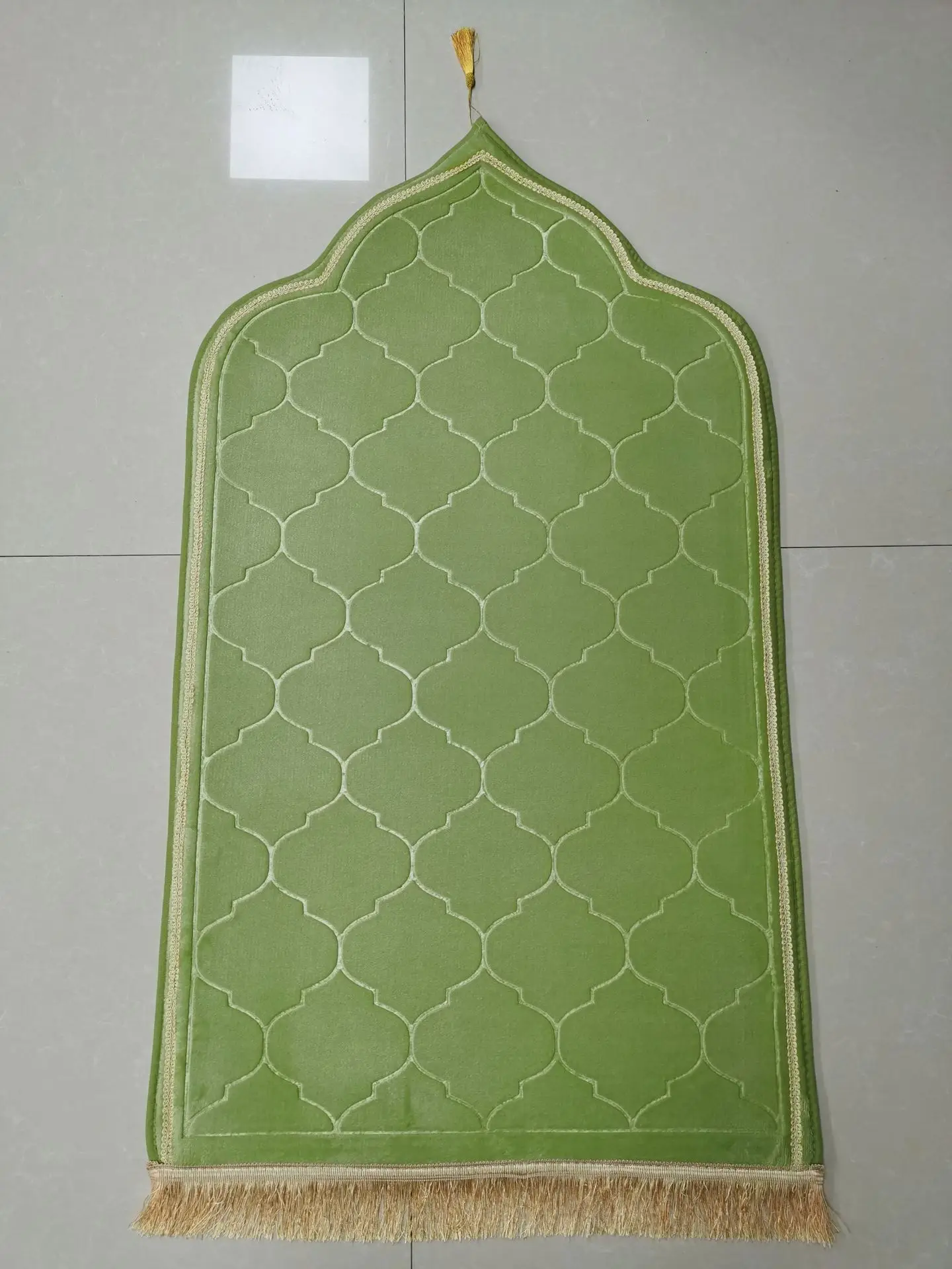 Muslim Islamic Prayer Mat Thick Foam Muslim Prayer Mat Islamic Prayer Rug Animal Print Polyester Modern Rectangle Kitchen Mats