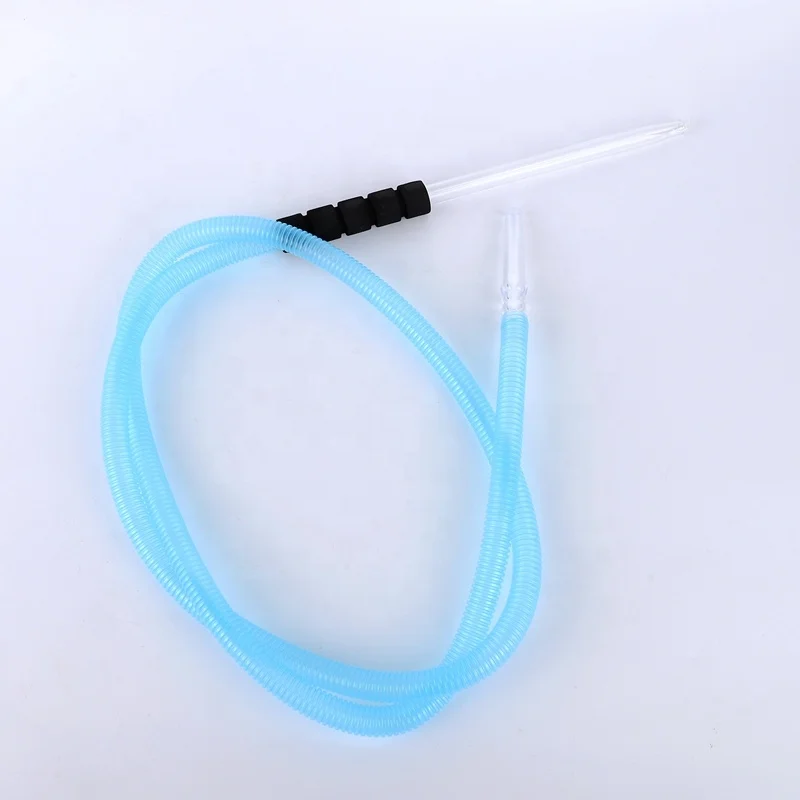 In Stock 5Pcs/Box D13mm Disposable Hookah Hose/Glass Hookah Hose with Glass Handle Hose Accessories for Shisha Hookah Parts