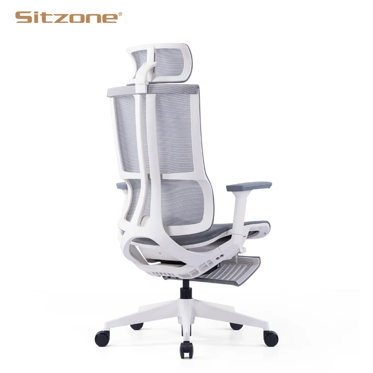 Foshan factory adjustable office mesh swivel high back office ergonomic chair swivel
