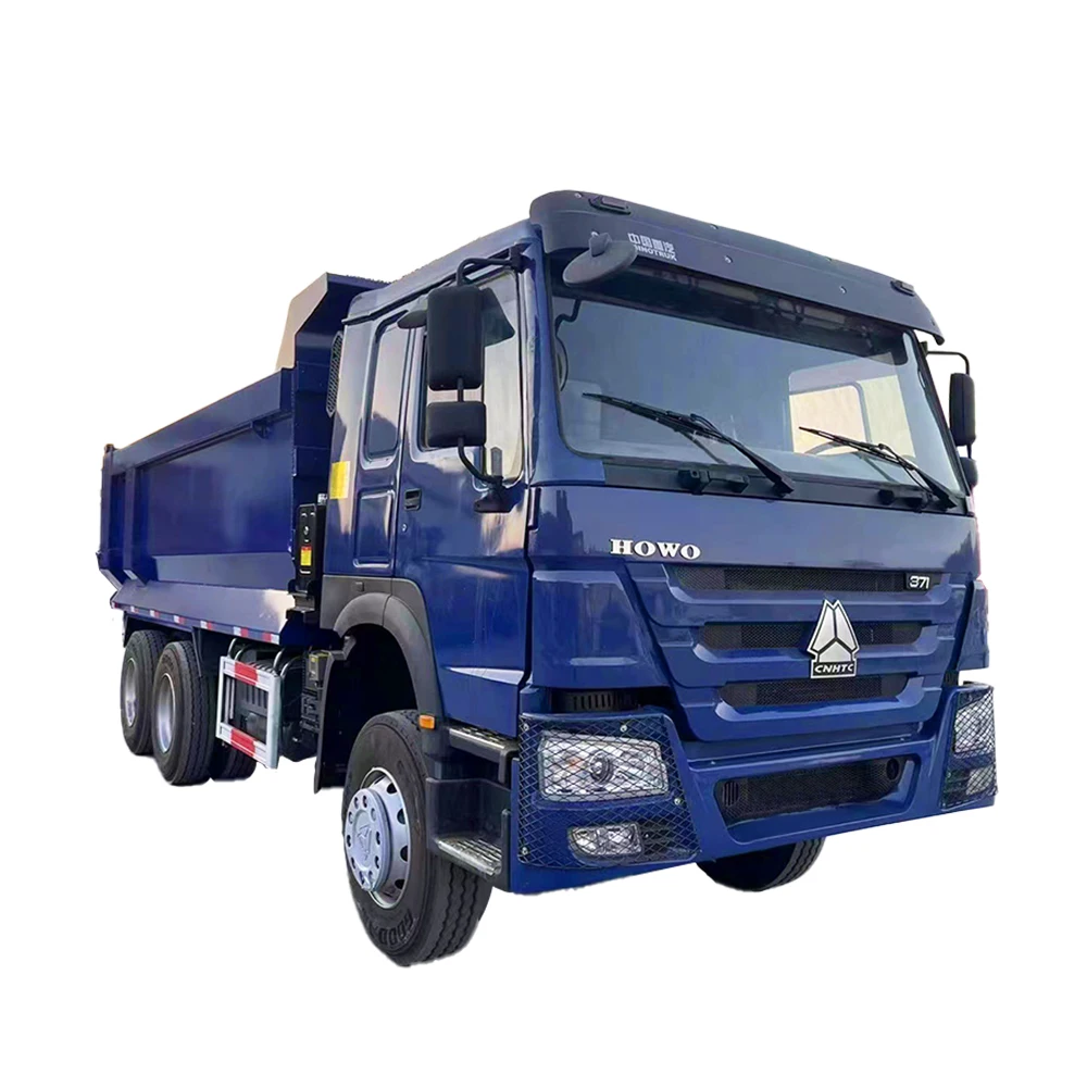10 Wheels Howo Dump Truck 371 375 HP Used Left Hand Drive Sinotruk Tipper Truck Second Hand Sino Trucks