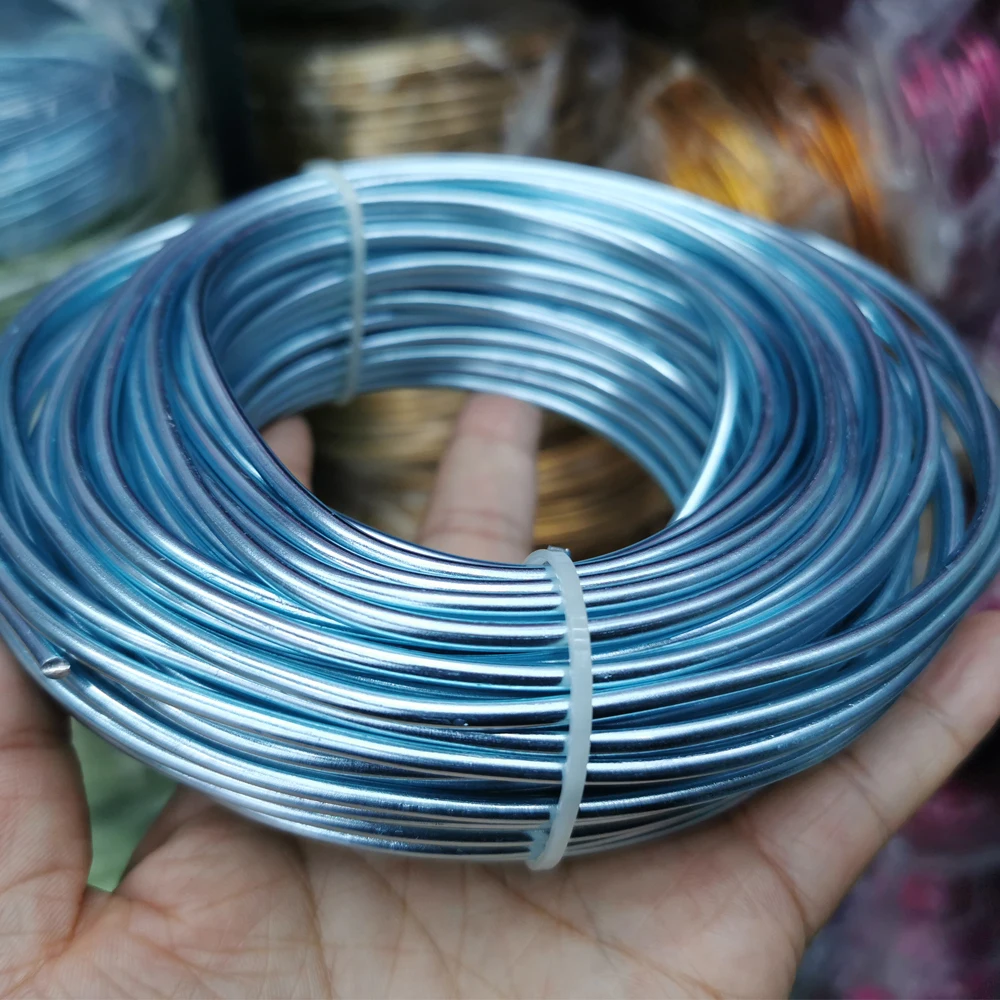 Colorful Aluminum Soft Diy Bendable Metal Wire Aluminium Wire Memory Wire For Jewelry Crafts Making