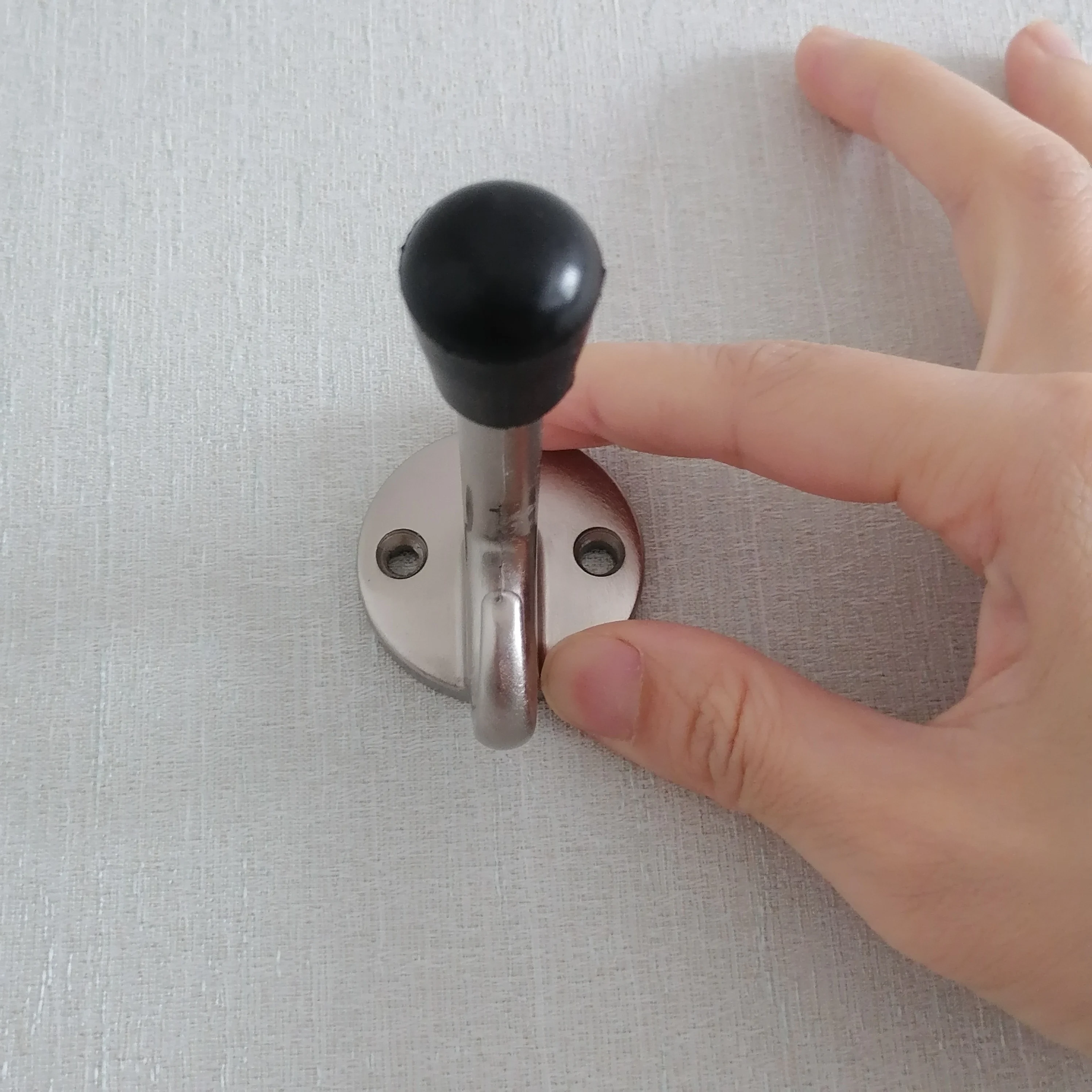 Heavy Duty Satin Stainless Steel Door Stoppers Door Stops With Rubber And Stainless Steel Hook For Kitchen Home Office Bathroom