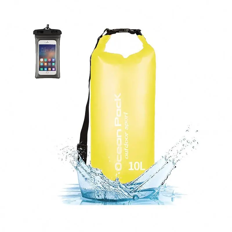 Custom Design Waterproof Dry Bag Backpack For Boating Kayaking Rafting Cycling PVC Beach Swimming Bag