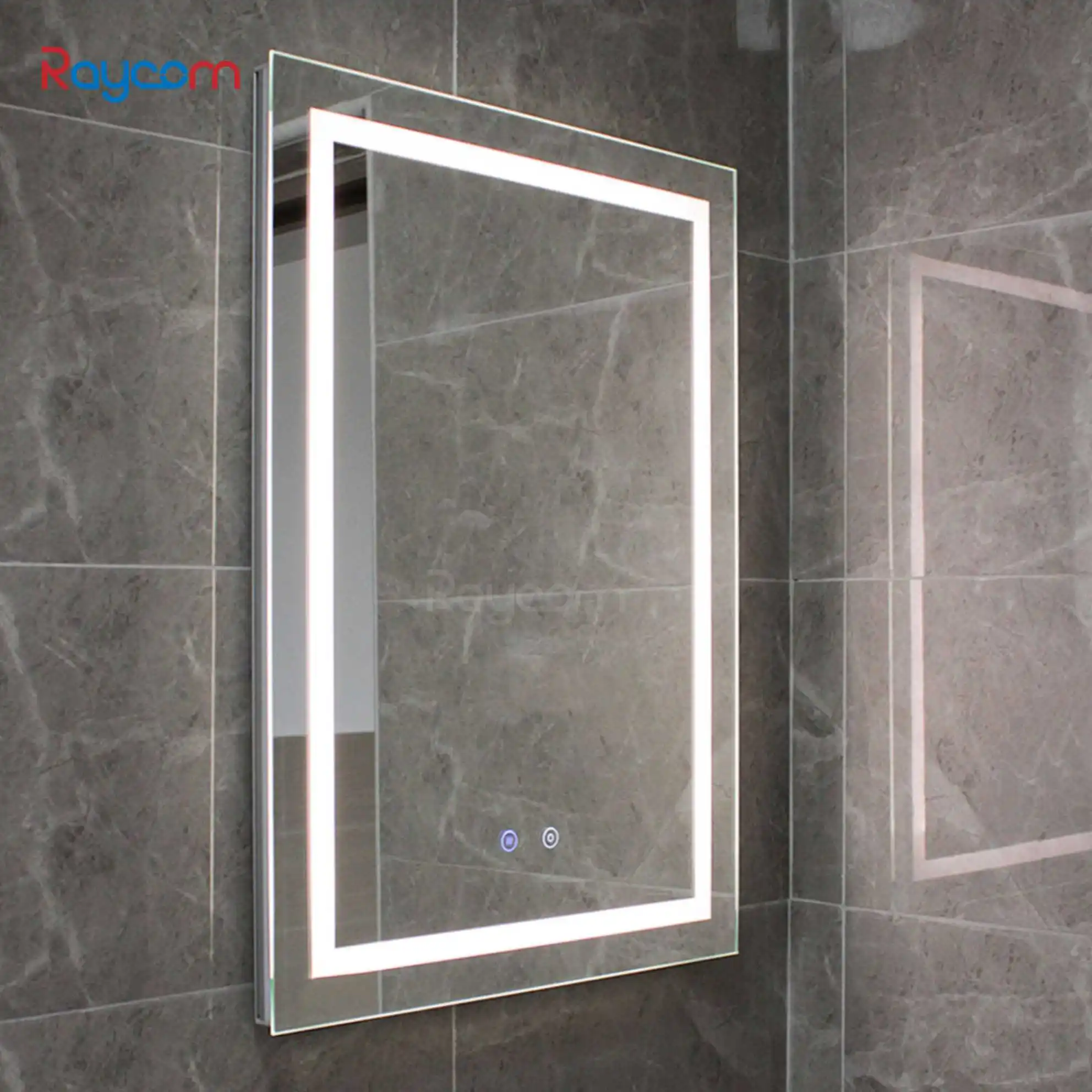 Raycom Bathroom Mirror TV LED Bath Mirrors Illuminated Rectangle Mirror Smart TV