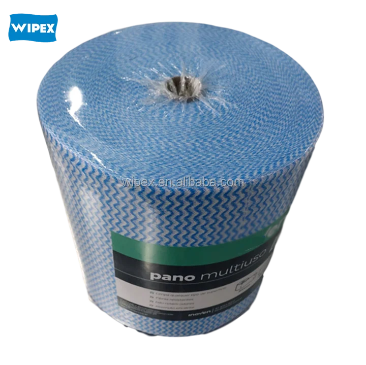 Wholesale Non Woven Jumbo Rolls Fast Food Store Cleaning Wipes Disposable Rag Cleaning Wipes In Brazil