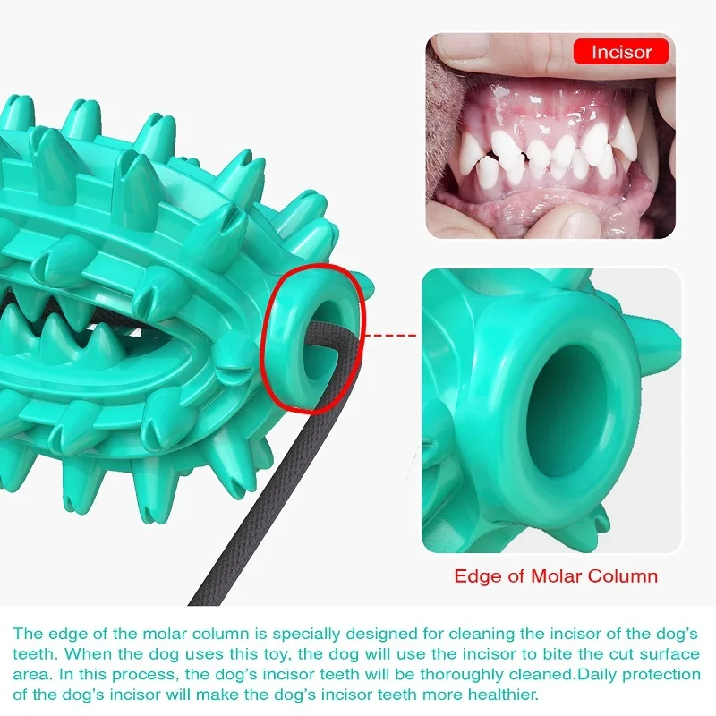 
High Quality Rubber Pet Jagged Balls Teeth Grinding Single Suction Cup Chew Dog Toys 