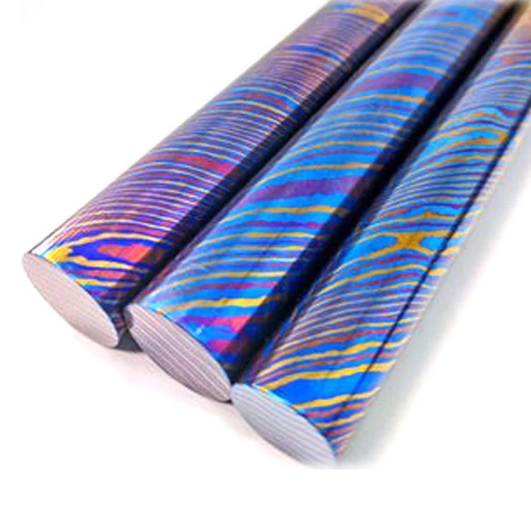 Baoji, Лучшая цена, Титановая долина, timascus mokuti, титановый дамасский стержень, Стоковая цена за кг