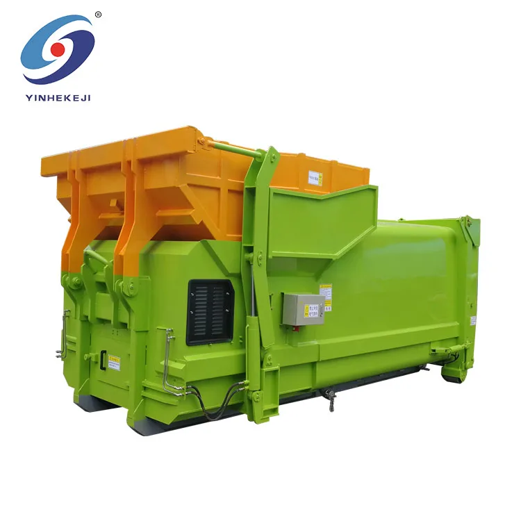 
Safety Environmental Protection Mobile Home Trashwaste Compactor 12T Waste Compactor Press 