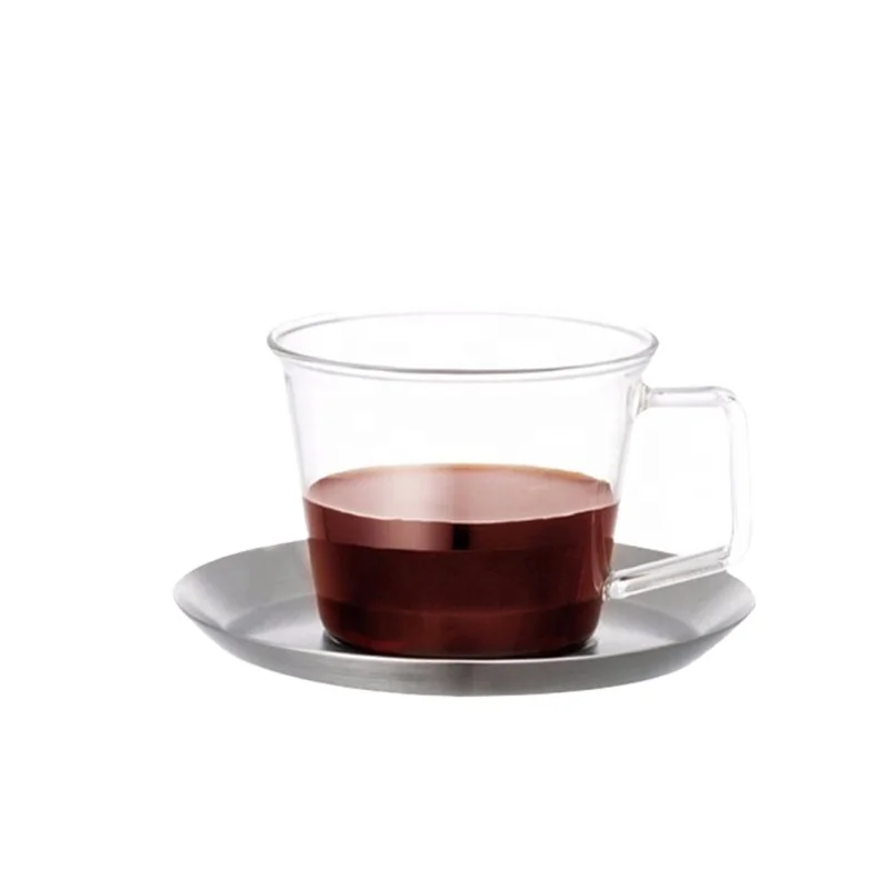 modern design homeware classical cooking glass suction coffee cup