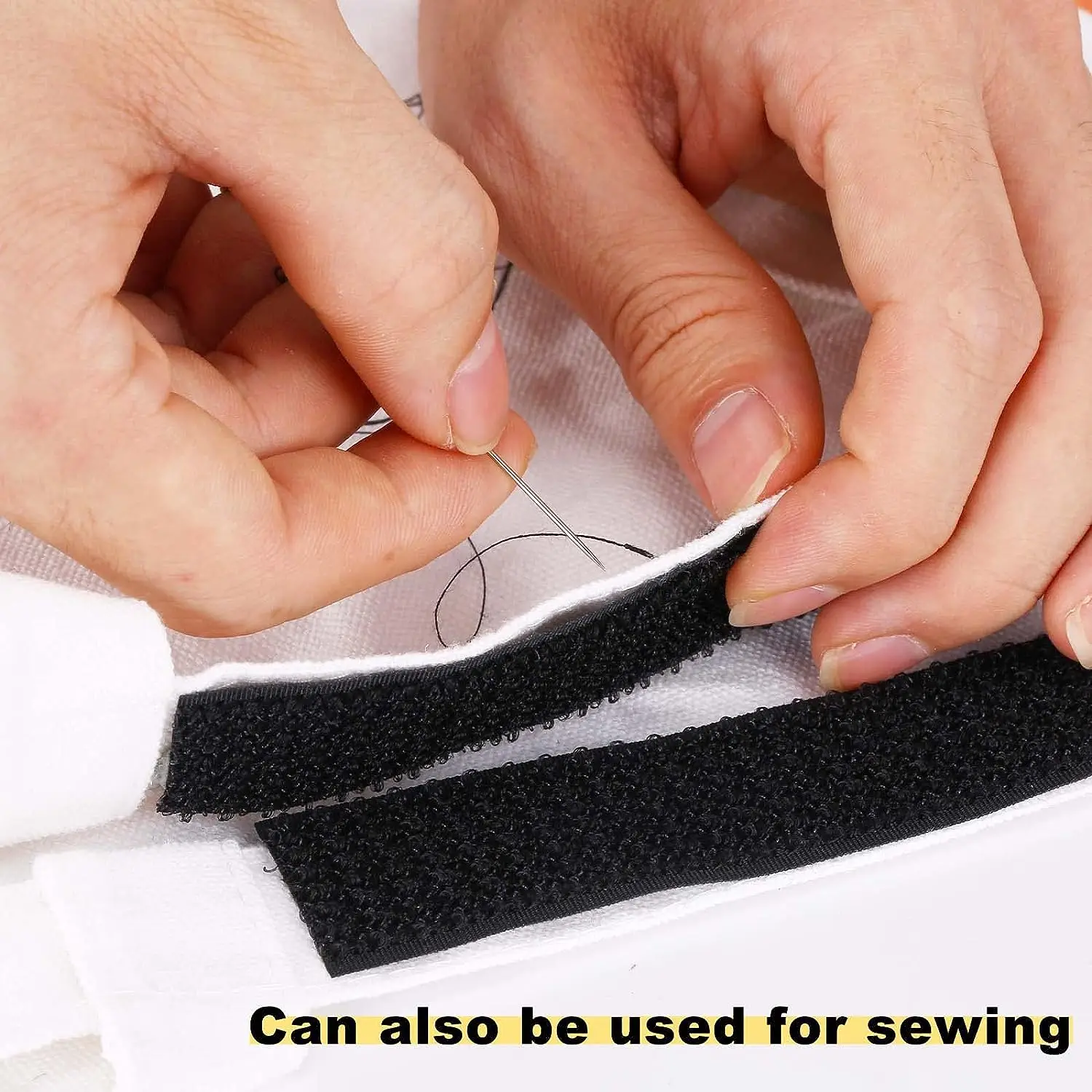 Fasten Nylon Power Cord Management Wire Organizer Straps Self Gripping Cable Ties Reusable Hook and Loop Cord Wraps Tape