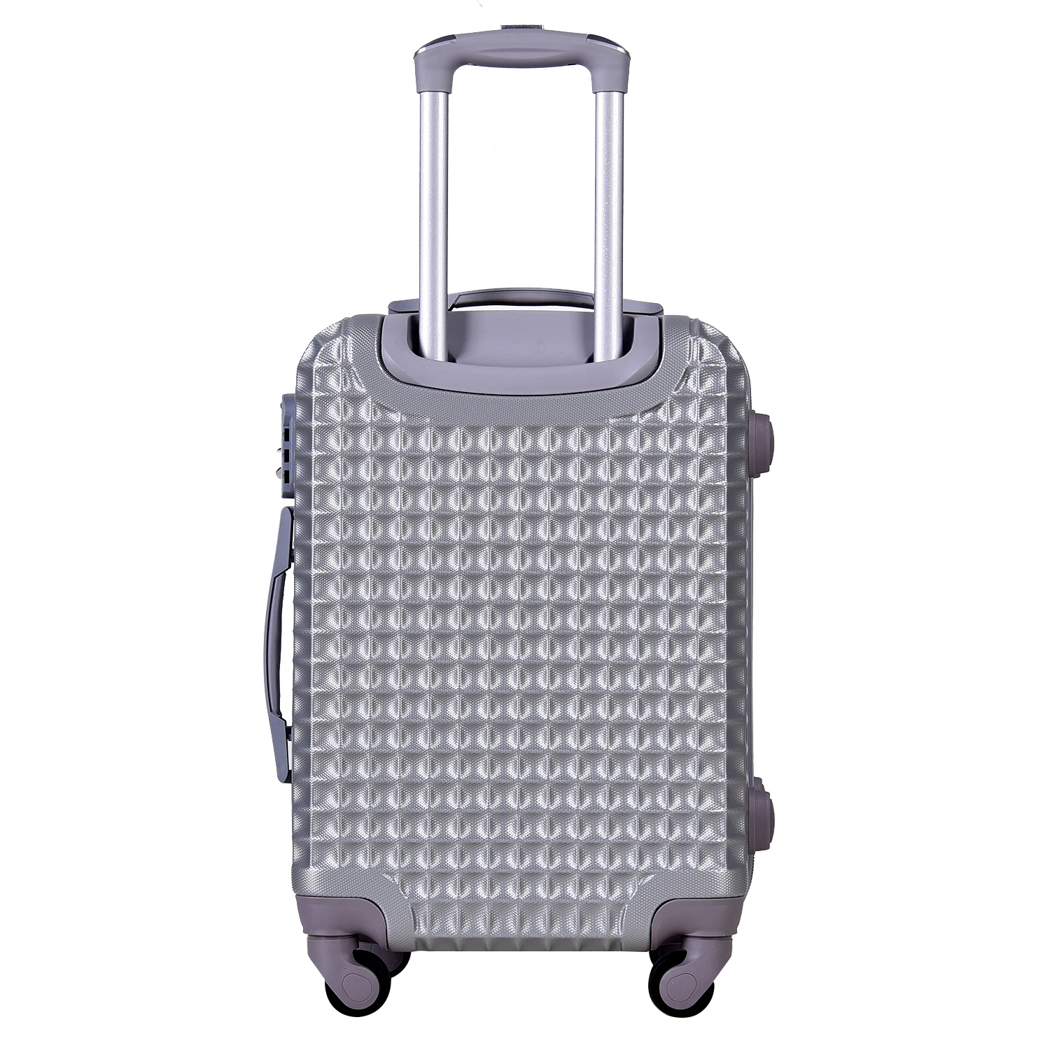 360 Spinner Wheels Rose Gold Outdoor Hotel Cases 100% Abs Trolley Bags Suitcase Travel Luggage