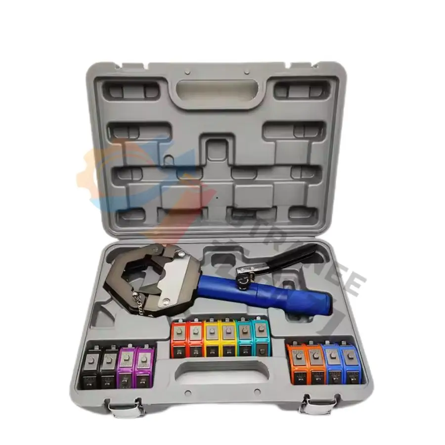 Hydraulic Crimping Tool Manual A/c Portable Pipe Crimping Machine Hand Car Air Conditioning Hose Press handheld tool