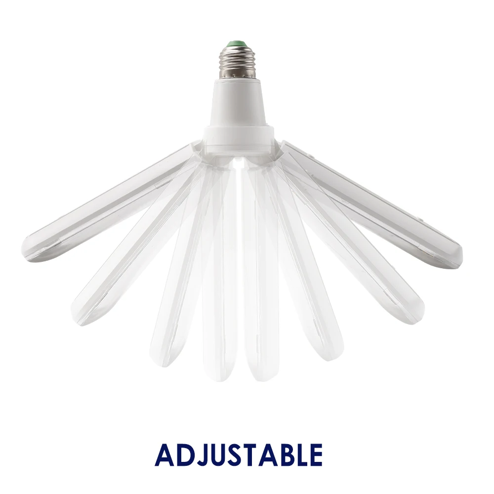 Sinjia 100W E27 Warm Light Full Spectrum Led Grow Light Two-Wing Potted Plants Phytolamp Three-Wing Four-wing Five-Wing Optional