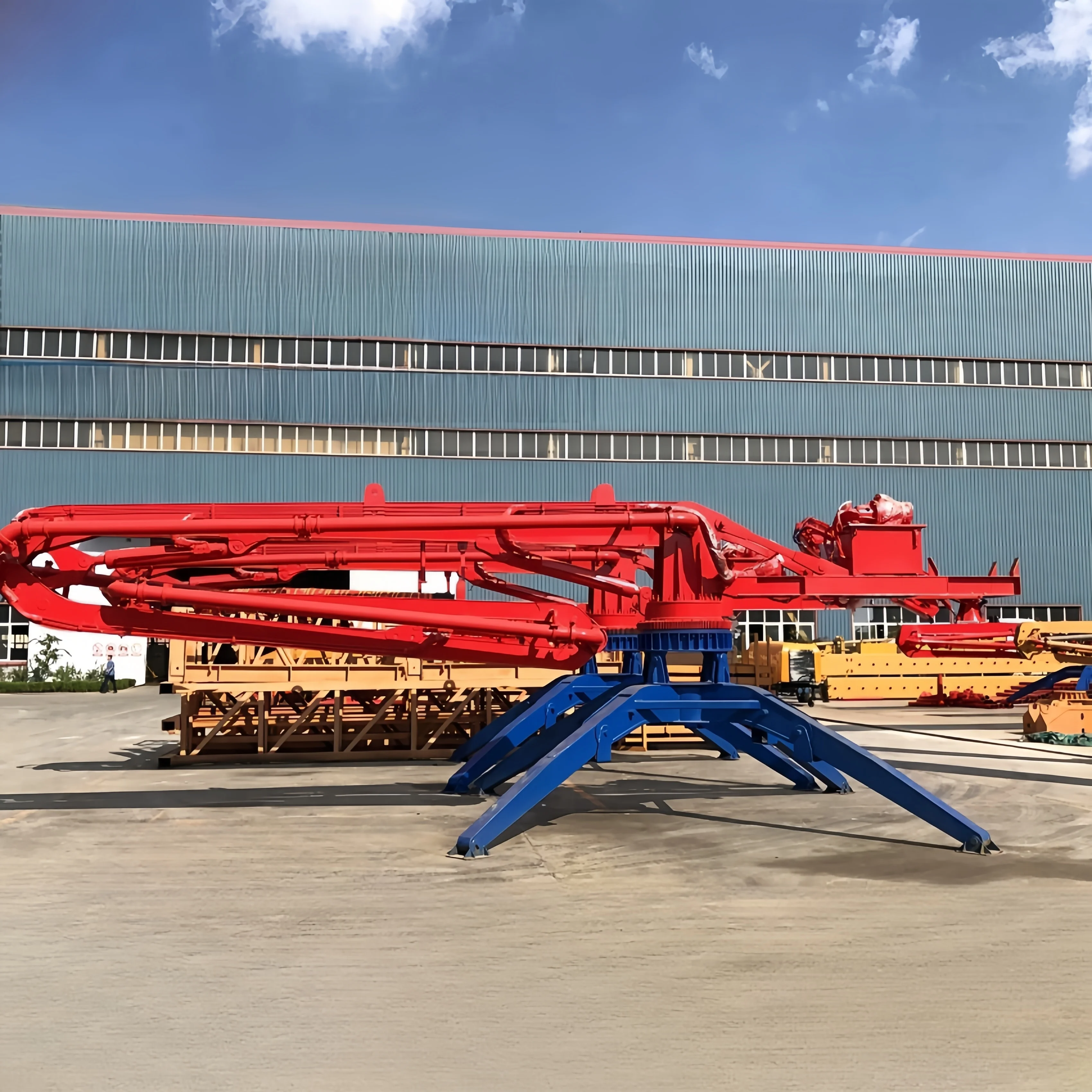 High Quality JIUHE Hydraulic Distributor Concrete Spreader Mobile Concrete Placing Boom with best price