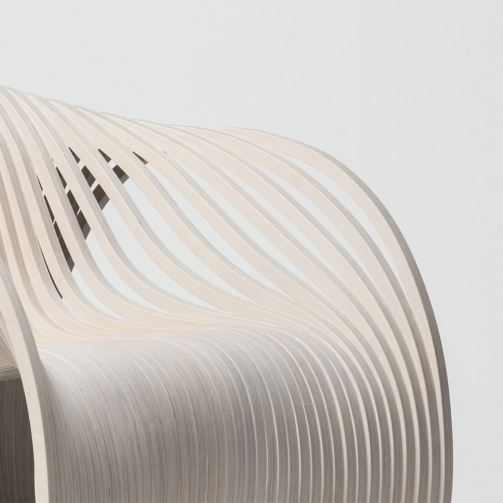 Solid wood single chair special-shaped seat stool designer design space home villa hotel room rest chair