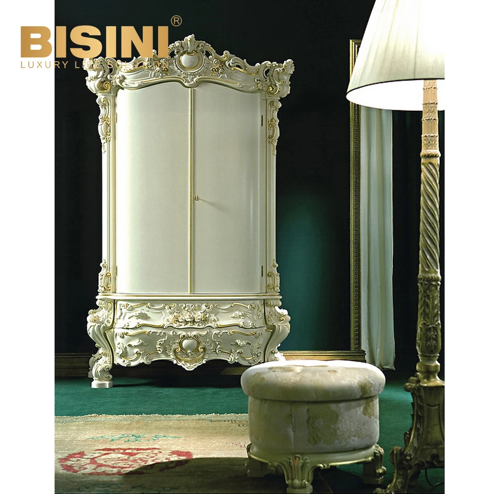 Exquisitely carved decorative patterns solid wood wardrobe with 2;4;6 door hand-carved flowers Bedroom furniture wardrobe