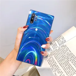3D Laser Rainbow Aesthetic Phone Case Design for Samsung Galaxy S21 S20 S10 S8 S9 Note 20 Ultra 10 Plus Case Cover