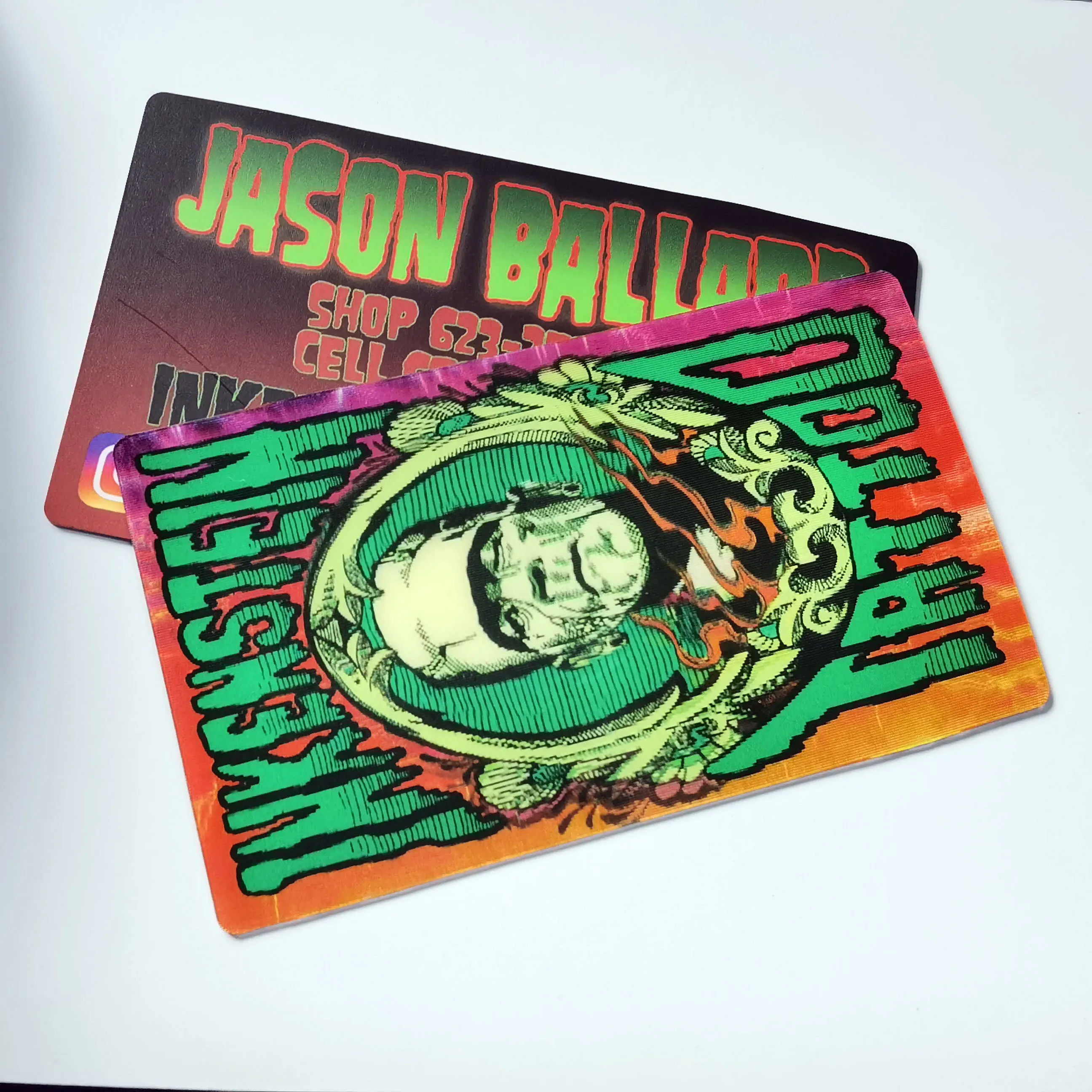 Clear plastic business cards cheap 3D lenticular business cards for wholesale