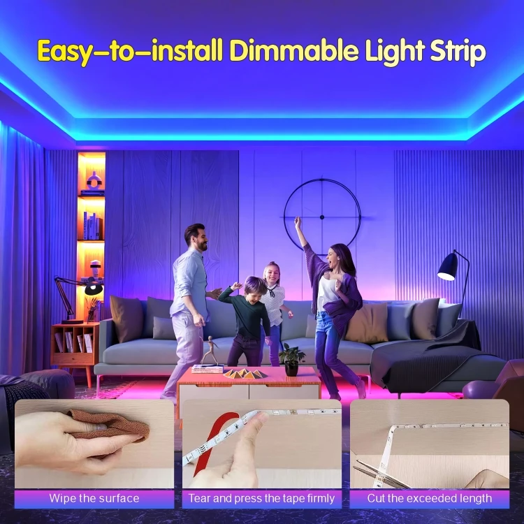 High Brightness Bedroom Indoor Decoration Smd 2835 120Leds/M 8Mm DC24V Led Strip Light