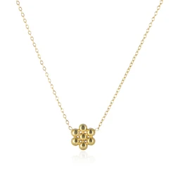 Hot Sale Stainless Steel 18K Gold  Chain pendant with little balls Necklace For Women