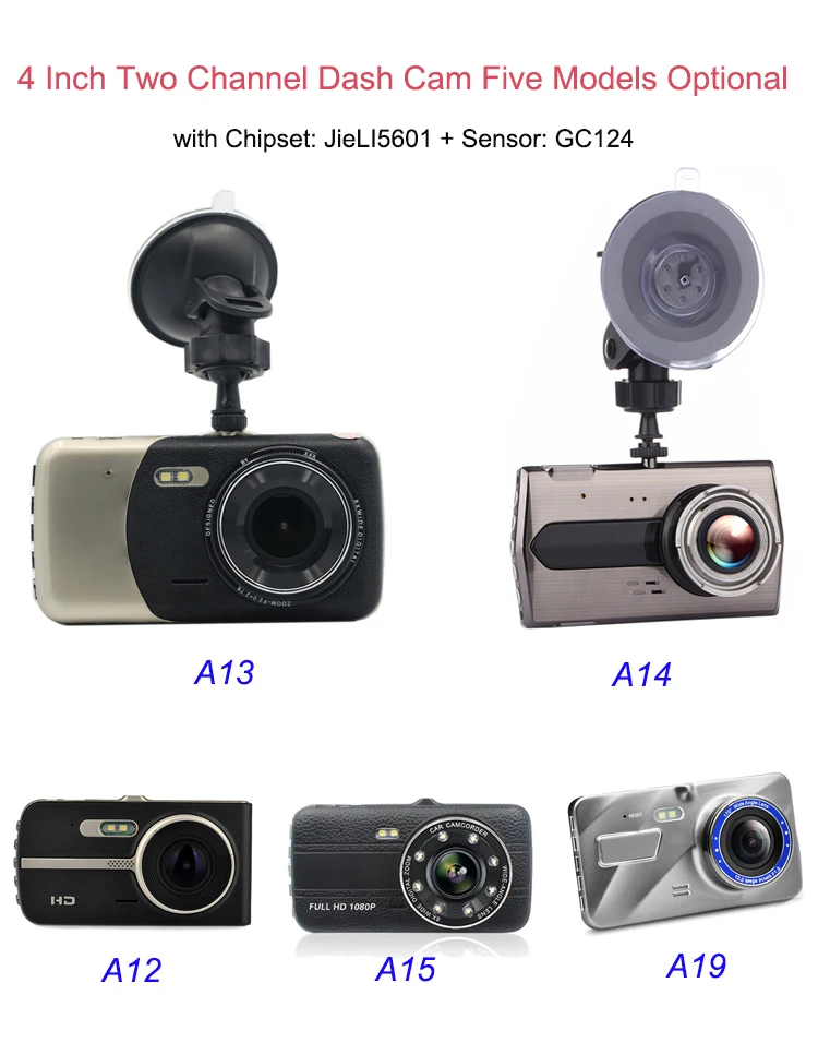 Camera Dash Recorder For Cameras Cam Hidden Record Video Vehicle 1080P Dual Recording Front And Back With Driving Side Car Dvr