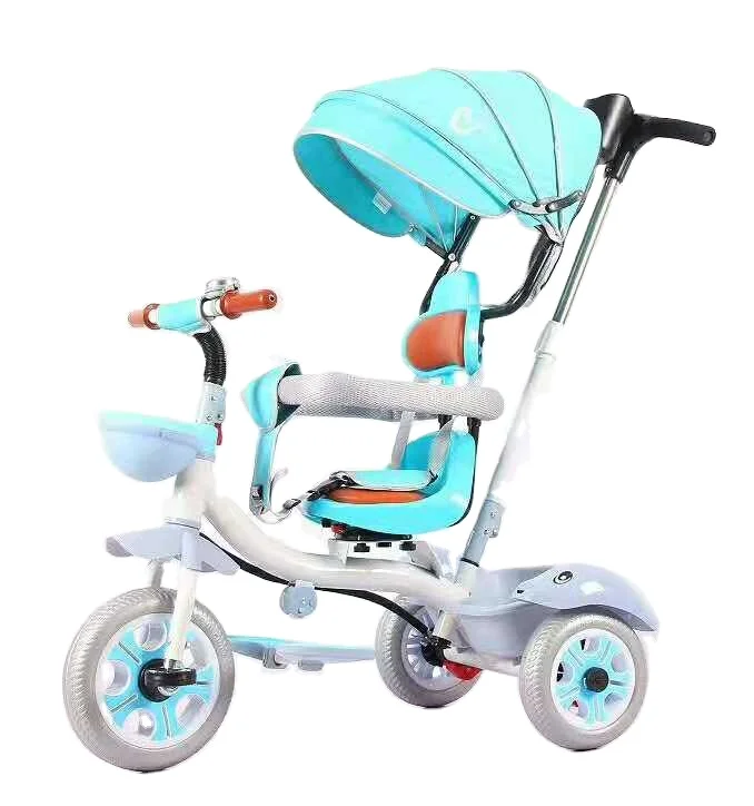3 wheel girl push trike tricycle for infants children push tricycle  #9 Most popular in Ride On Car For Girls