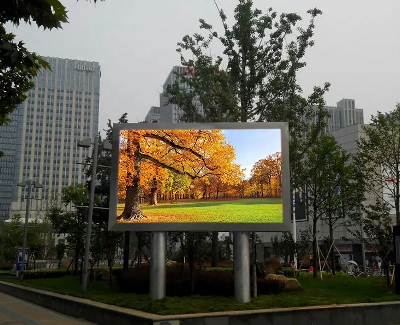 LED Display LED Digital Panel Advertising Board Iron Led Video Wall Outdoor IP65 2 by 3 Meters P10 Full Color LED Screen 10mm