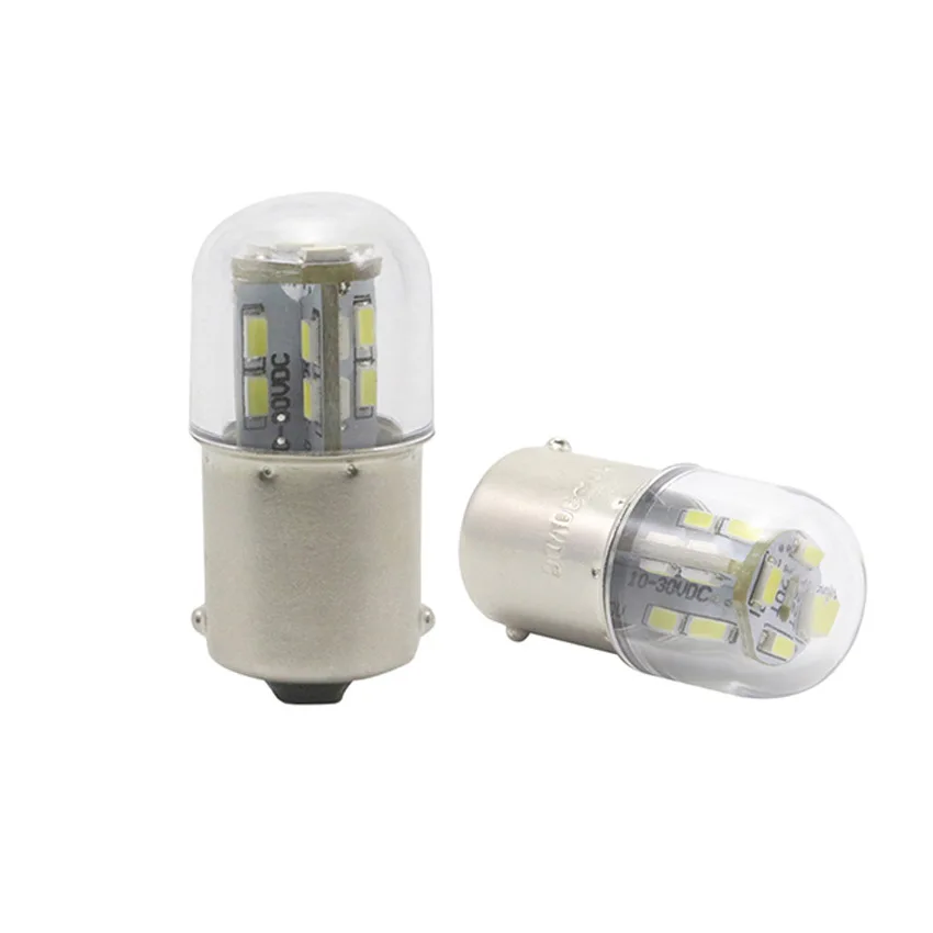 BA15S 2W  Mini LED Bulb 10-30VDC BAY15d B15 BA15s Signal Indicator LED Light Bulb