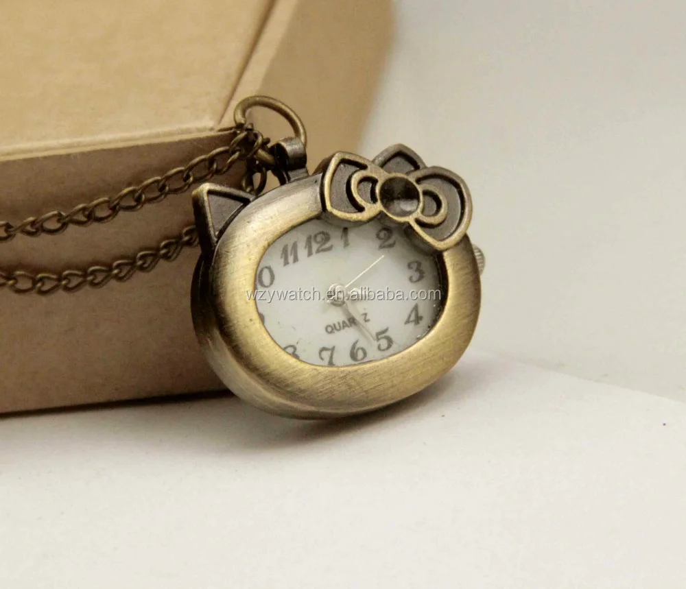New cheap Hello Kitty Children's Pocket Watch factory direct sale!