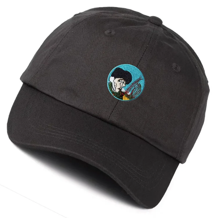 Wholesale custom unstructured low profile sports baseball caps washed cotton vintage distressed dad hats