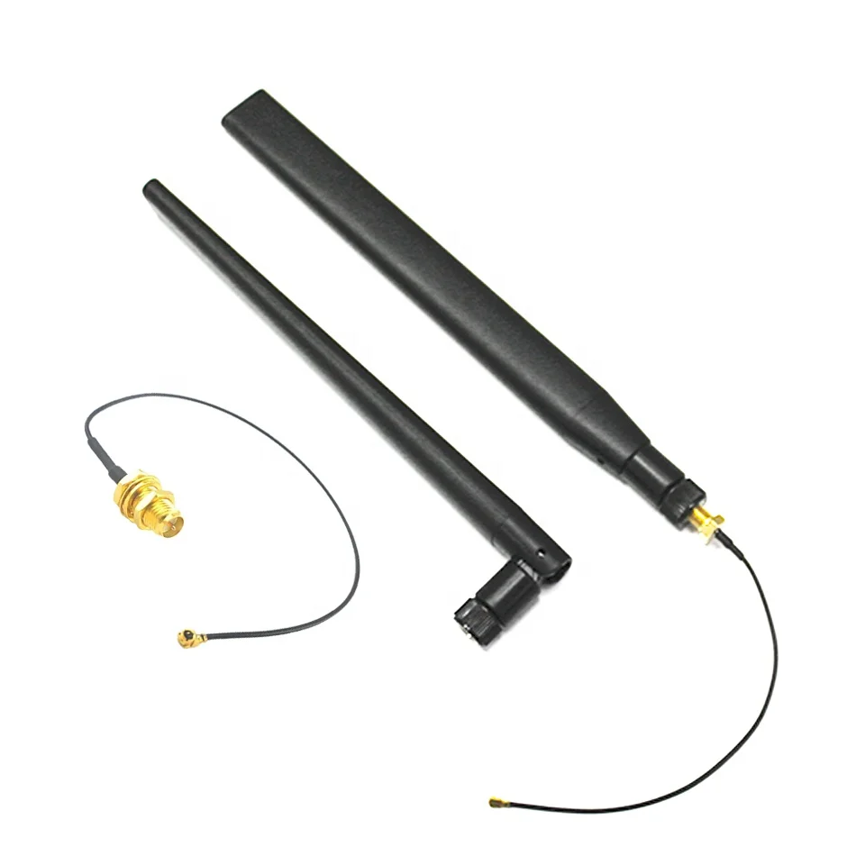 2.4G 5G 5.8G WiFi6 6e 4g LTE Antenna 1.13mm IPEX high gain dipole Antenna Communication Antenna