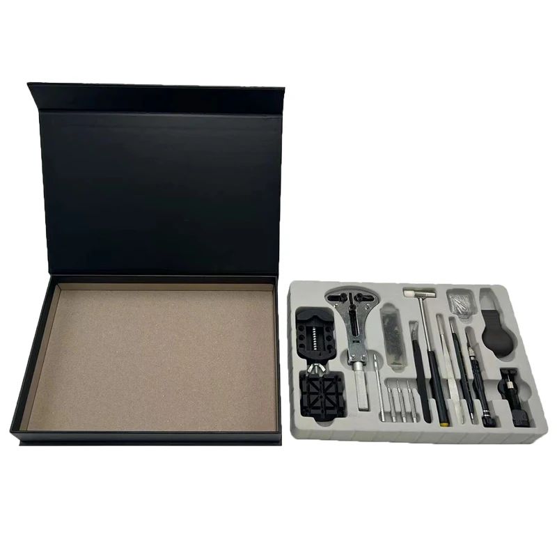 Custom Logo Pattern Printing Corrugated Paper Box Luxury Shoe Packaging Black Decorative Box Magnetic Flip Top Boxes With Magnet