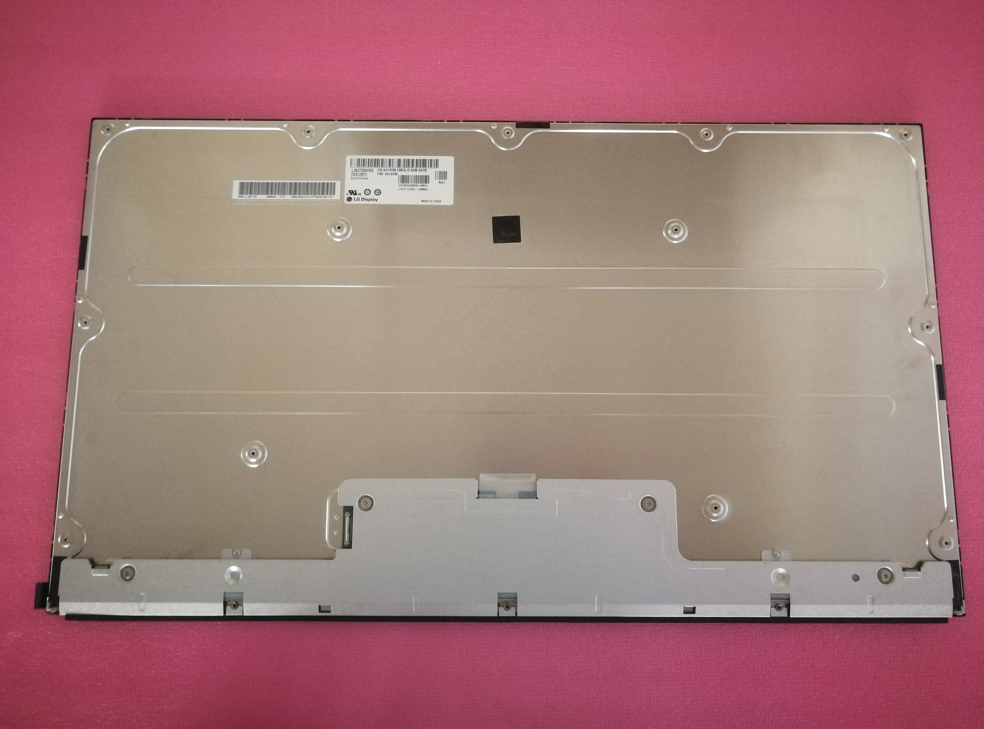 New Original  LM270WR5 SSB1 SS B1 27 inch 4K narrow bezel module LCD Screen Panel For DELL U2718Q Display Replace the screen