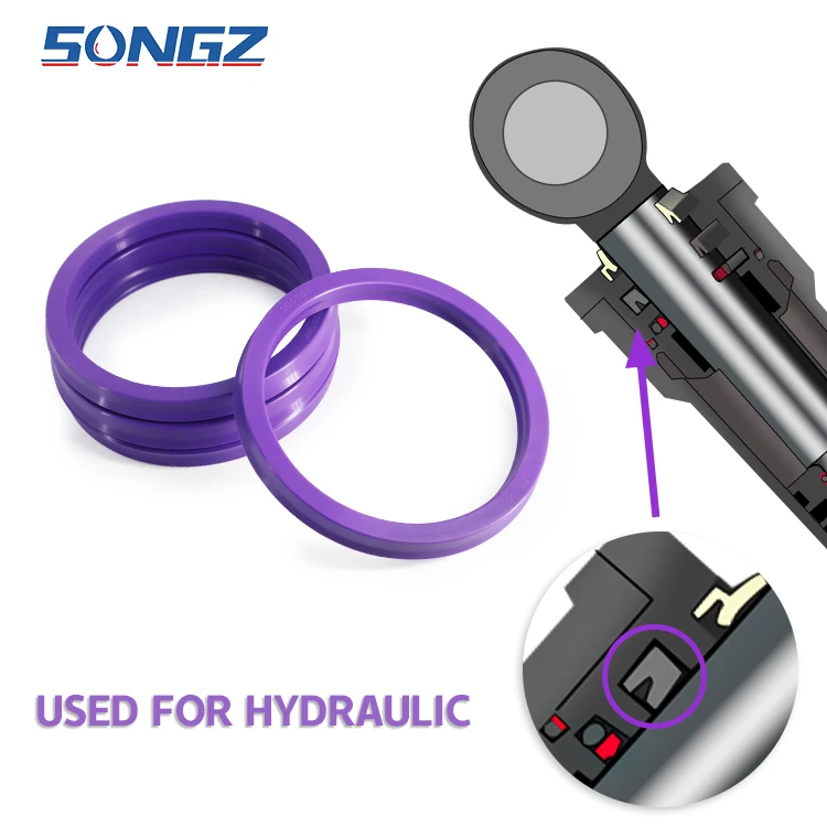 Hydraulic Cylinder Piston Rod Oil Seal PU Durable High Level Excavator Repaired Kits  for Doctor 100*115*9 Main Seals