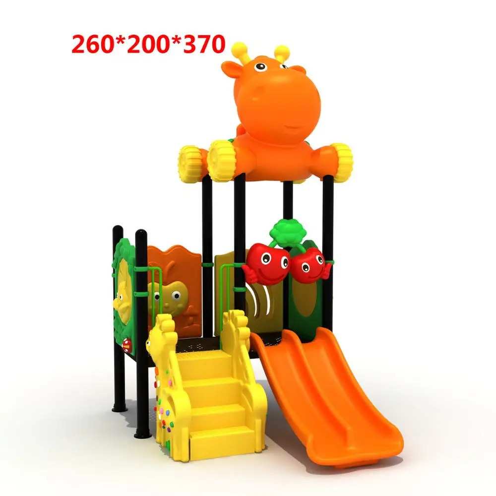 Plastic Slide Galvanized Metal Preschool Toddler Useful Outdoor Playground