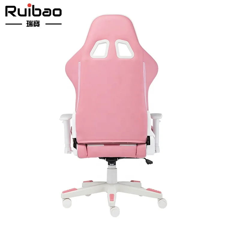 Wholesale Ergonomic Office Racing Swivel Height Adjust Pink Gaming Chair High Quality