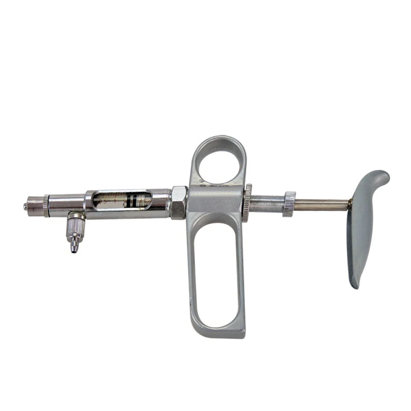 Ветеринарная вакцина Инжектор Шприцы животных вакцинация шприц с иглой и бутылка для адаптера переменного тока