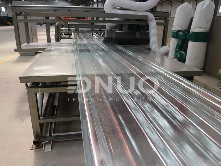 Линия для производства кровельного стеклопластикового листа frp