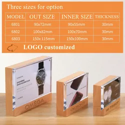 ODM Table card cards magnetic Station Wood Acrylic Table Card Holder Display China Manufacturer