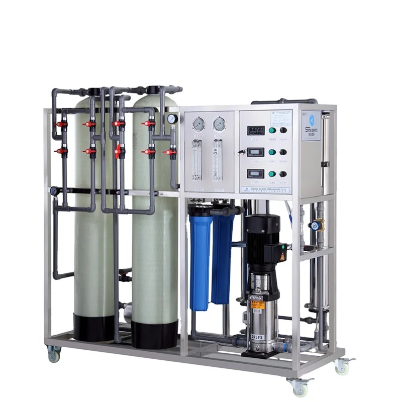 Hot sell SS316 and ABS plastic single two stage RO water treatment reverse osmosis water filter system pure water making machine