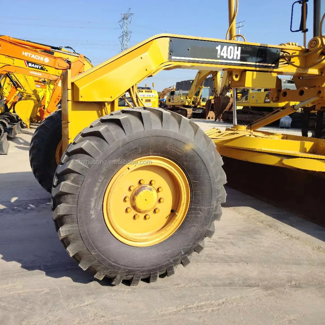 Caterpillar used grader low working hours  used CAT140H grader performance inspection exempt