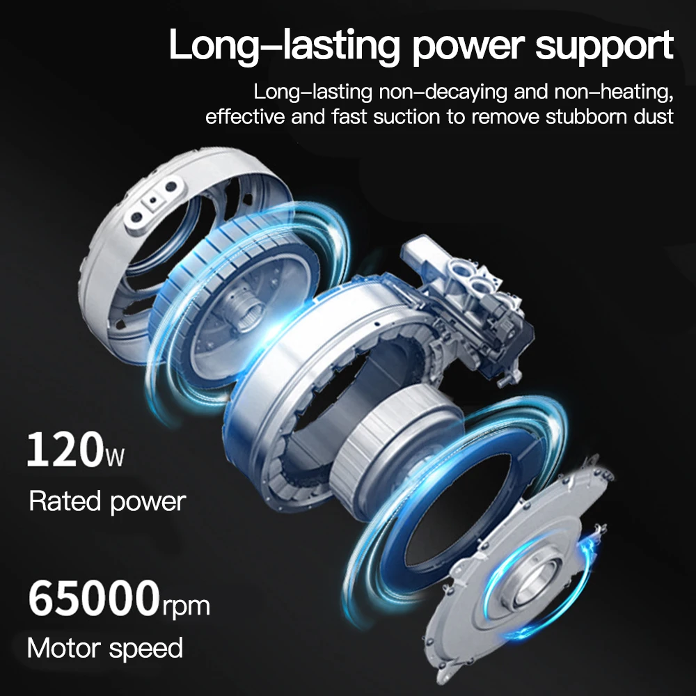 Car Cleaner Vacuum Plastic Portable Handheld Wet And Dry Dual Use Home Vacuum Multifunction Car Cleaner