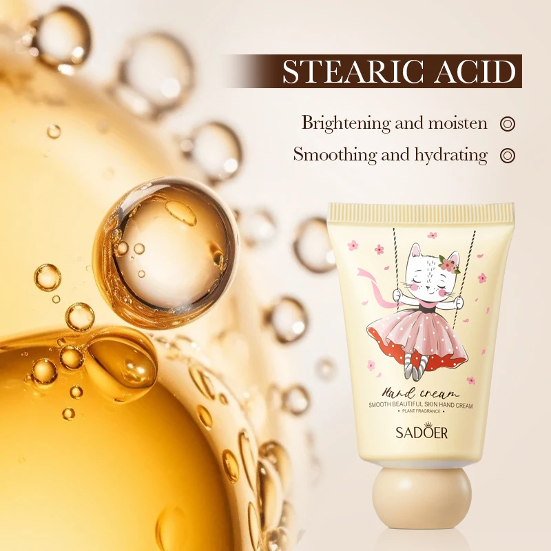 OEM SADOER Private Label Fragrance Moisturizing Tender Hand Cream Anti dryness Autumn Winter Hand Cream