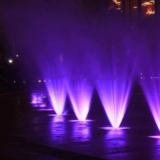 Chinese Factory Granite Outdoor Colorful Program Control  Dancing Dry Water Fountain